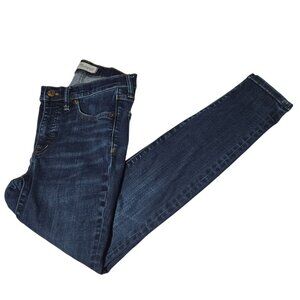Madewell 9 Inch High Rise Skinny Jeans Womens Size 28 Dark Wash Denim Pants